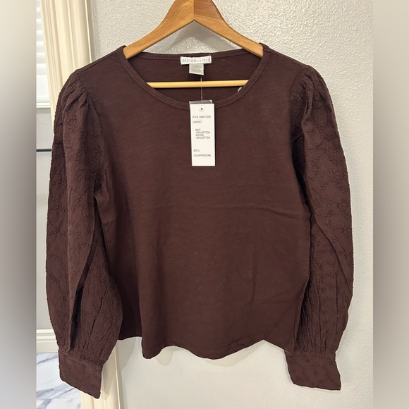 Design History Combo Puff Sleeve Blouse - Picture 3 of 10